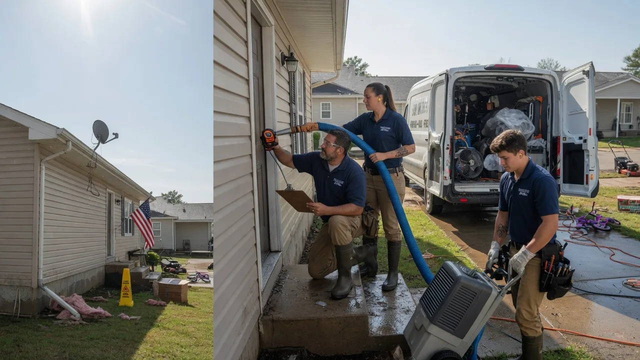 Ceiling Water Damage Restoration in Tyro, VA near me